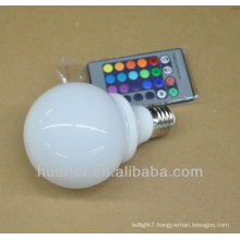 3w e27 rgb rechargeable led emergency light with controller